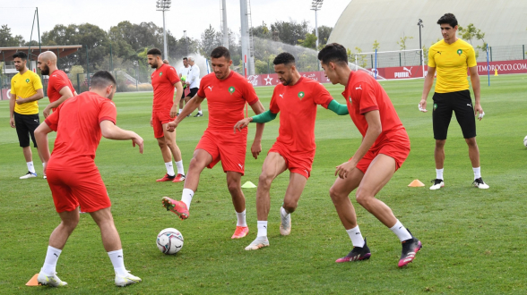 CAN-2021 : dernier entraînement des Lions de l'Atlas avant le choc contre le Ghana