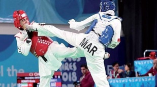 Jeux Méditerranéens (Taekwondo) : Ayoub Bassel remporte la médaille d’argent