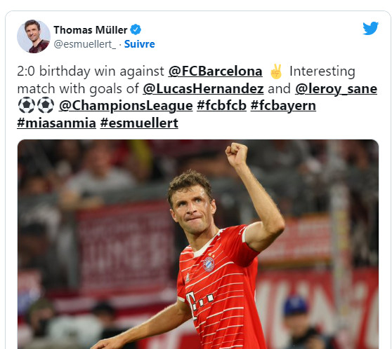 Faits divers : Le domicile de Thomas Müller cambriolé pendant  ‘’ Bayern-Barça’’ !