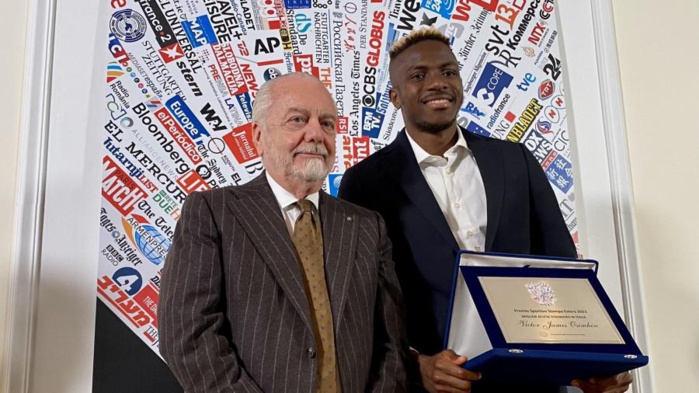 Serie A : Victor Osimhen désigné meilleur sportif étranger de l’année