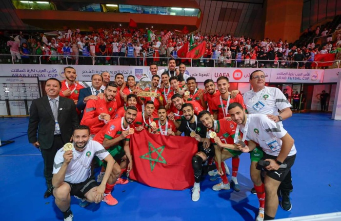 Championnat arabe de futsal :  Le Maroc vainqueur haut la main !