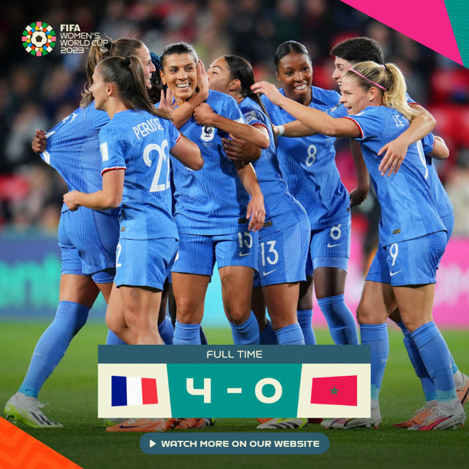 Mondial féminin / Maroc-France (0-4) : défaite logique
