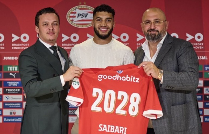 Saibari au PSV jusqu’en juin 2028