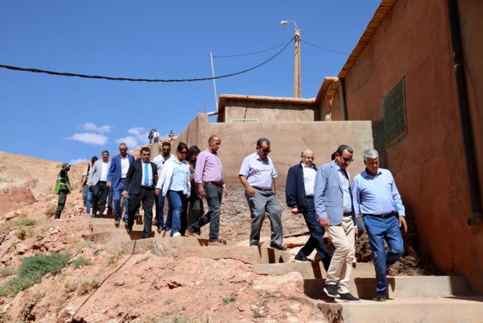 Séisme : Mohammed Sadiki visite les zones agricoles impactées à Ouarzazate