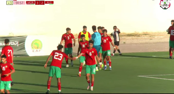 Tournoi UNAF U20:  Le Maroc vainqueur de l'Algérie