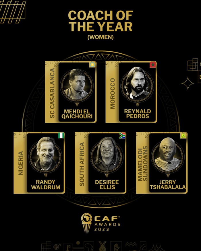 Foot féminin/ Awards de la CAF 2023 :  Les listes finales des nominées de 5 catégories dévoilées