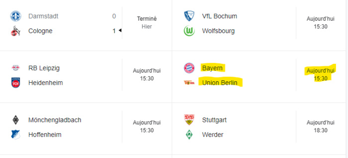 Bundesliga :  Le Bayern lorgne la première place