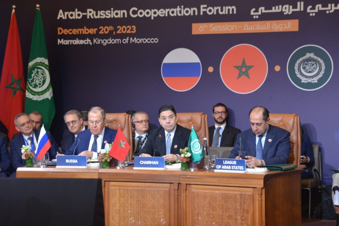 Forum russo-arabe : Nasser Bourita préside une Troïka aux côtés de Lavrov et du représentant de la Ligue arabe 
