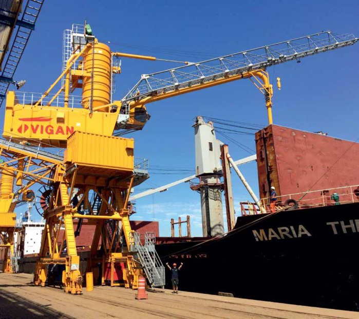 Le port de Casablanca se dotera d'un deuxième déchargeur pneumatique de grains du belge Vigan