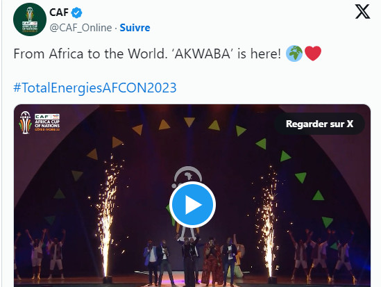 Spécial CAN 2023: Akwaba, l'hymne officiel du tournoi