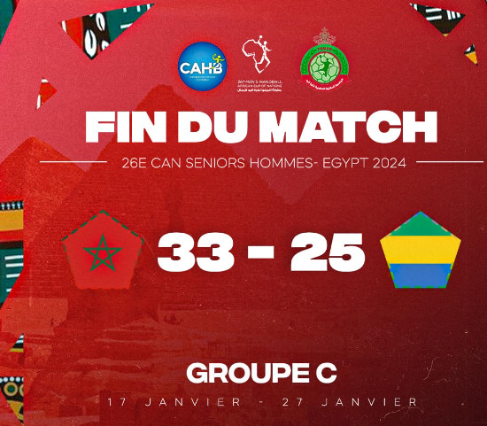 CAN de Handball: L'équipe nationale victorieuse du Gabon