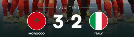 Futsal amical :  Les Lions refont la victoire face à la Squadra Azzura!