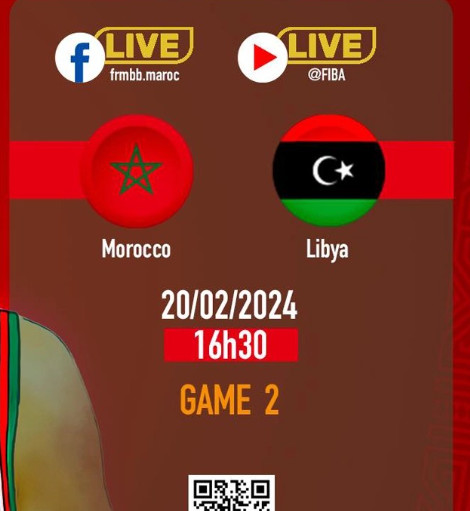Basket-ball / Barrage retour - Fiba Pro 2025:  Diffusion du Maroc - Libye, horaire et chaine ?