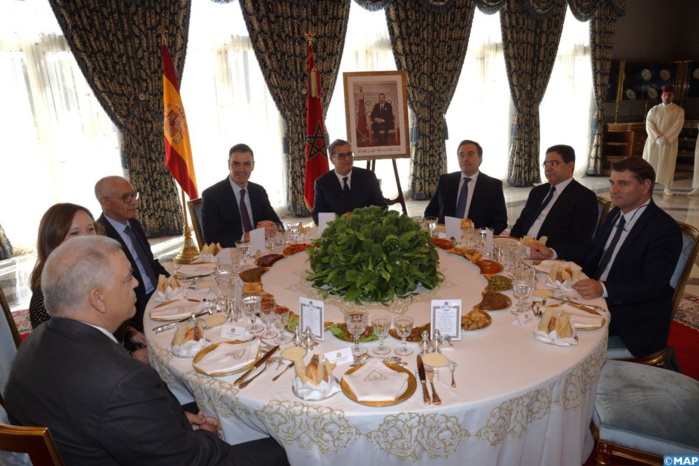 SM le Roi offre un déjeuner en l'honneur du Président du gouvernement espagnol