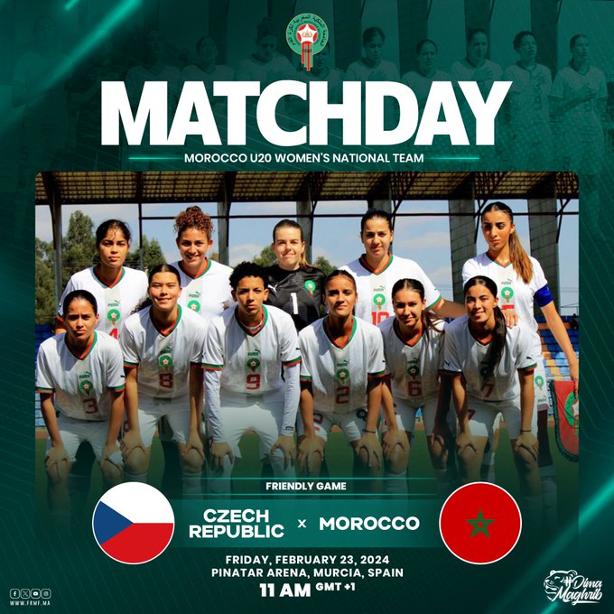 Préparatifs. Mondial féminin U20: Tchéquie - Maroc ce vendredi