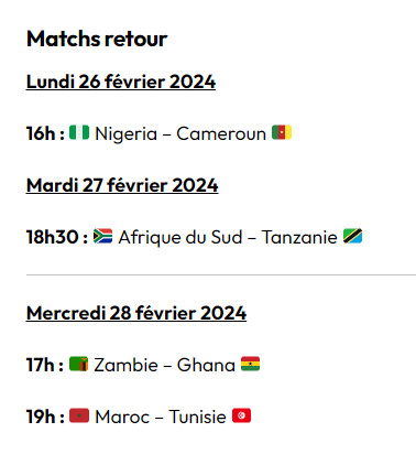 Foot féminin / Eliminatoires JO Paris 24 - Zone Afrique:  Le retour du 3e tour dès ce lundi