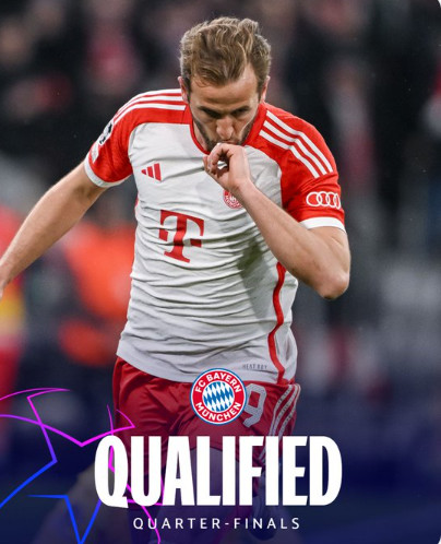 Ligue des Champions:  Le Bayern en quart de finale sans difficulté