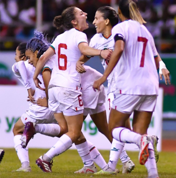 Foot féminin. Eliminatoires JO Paris 24: Des instants du ‘Zambie-Maroc’  racontés en vidéos et photos !