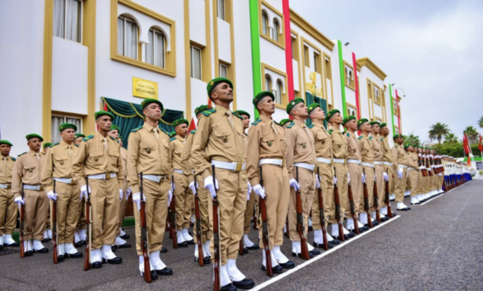 Cérémonie au siège de l’État-major de la Zone Sud à Agadir à l’occasion du 68ème anniversaire de la création des FAR