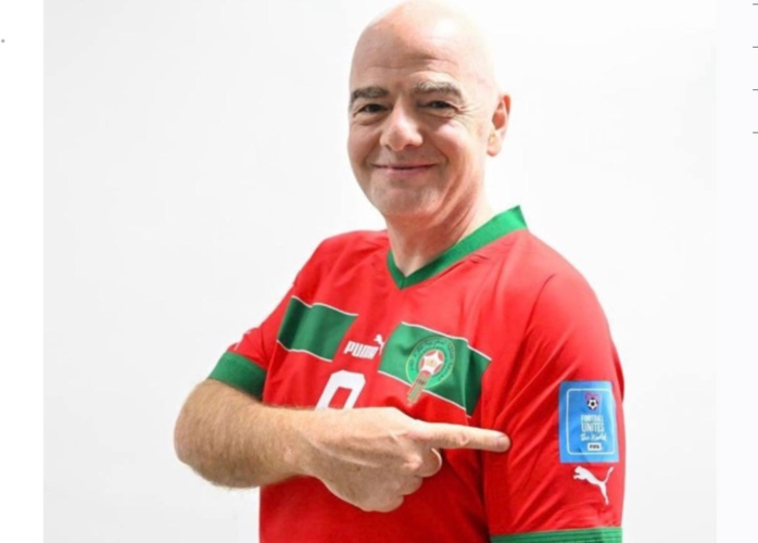 FIFA-CAF :   Infantino cite le Maroc en modèle de progrès.