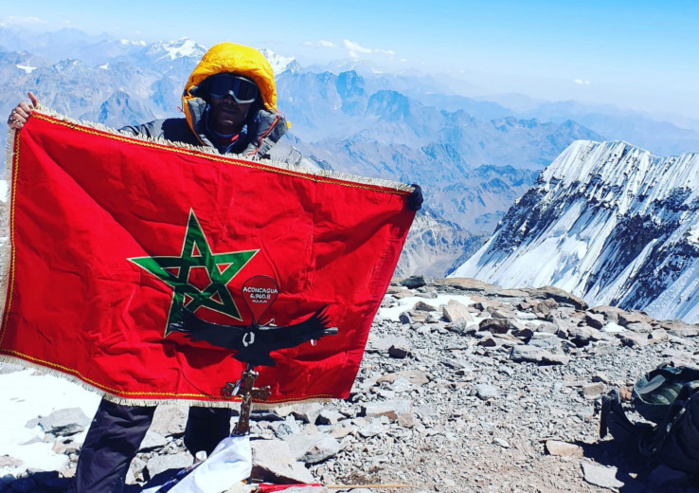 L'alpiniste marocain Mohamed Ouassil.