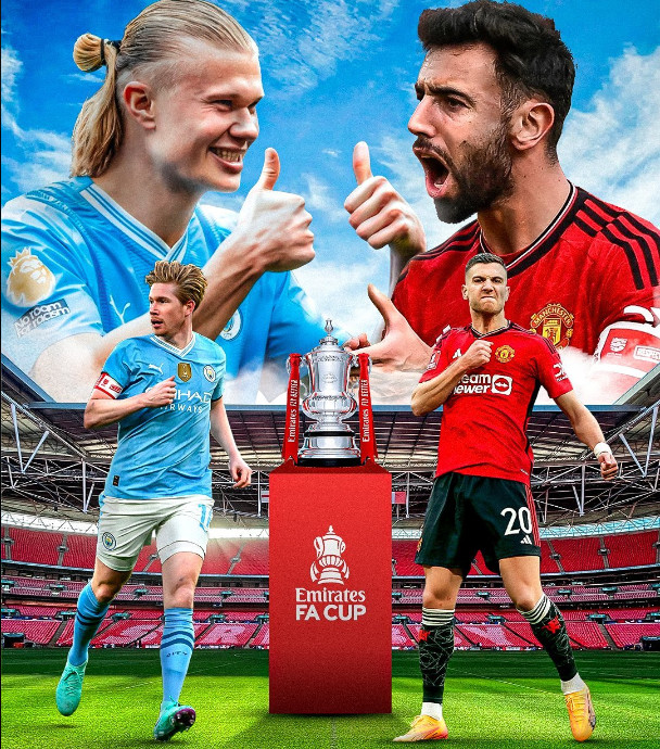 Finale FA Cup 2024:Cet après midi, City vs United à Wembley