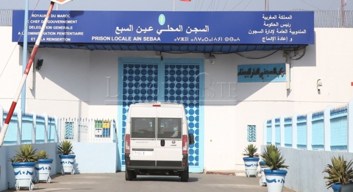 L’administration de la prison locale Ain Sebaa 1 dément de prétendus appels téléphoniques d'un détenu avec des responsables de la région de l’Oriental