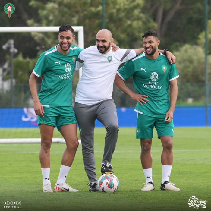 Décontraction est synonyme de bonne ambiance ! On souhaite voir les mêmes sourires après le sifflet final du match de vendredi !