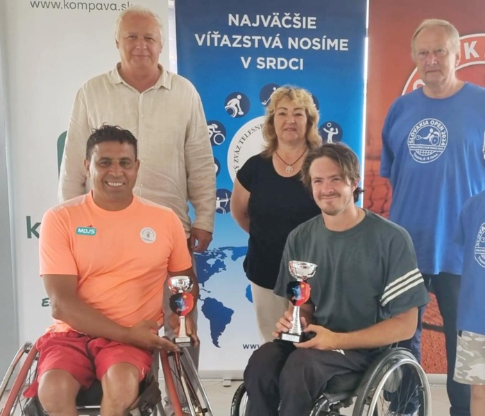 Tennis sur fauteuil : L’Haj Boukartacha s’illustre en Slovaquie !