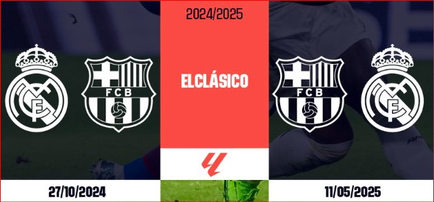 Liga 2024-2025 :  Les dates du Clasico ?