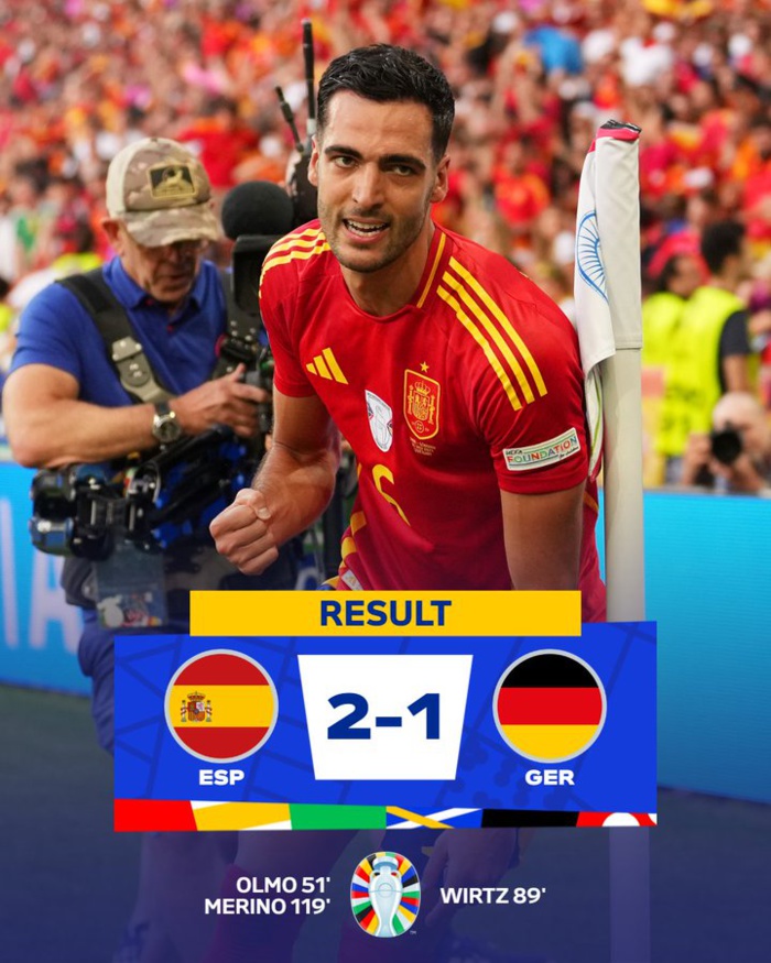 Euro Allemagne 24: La Roja  demi-finaliste !