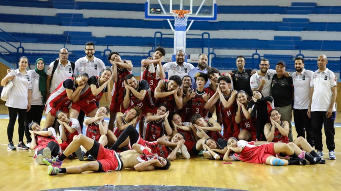 Afro basket féminin et masculin U18 / Zone Afrique du Nord :  Le Maroc doublement champion et …doublement qualifié !