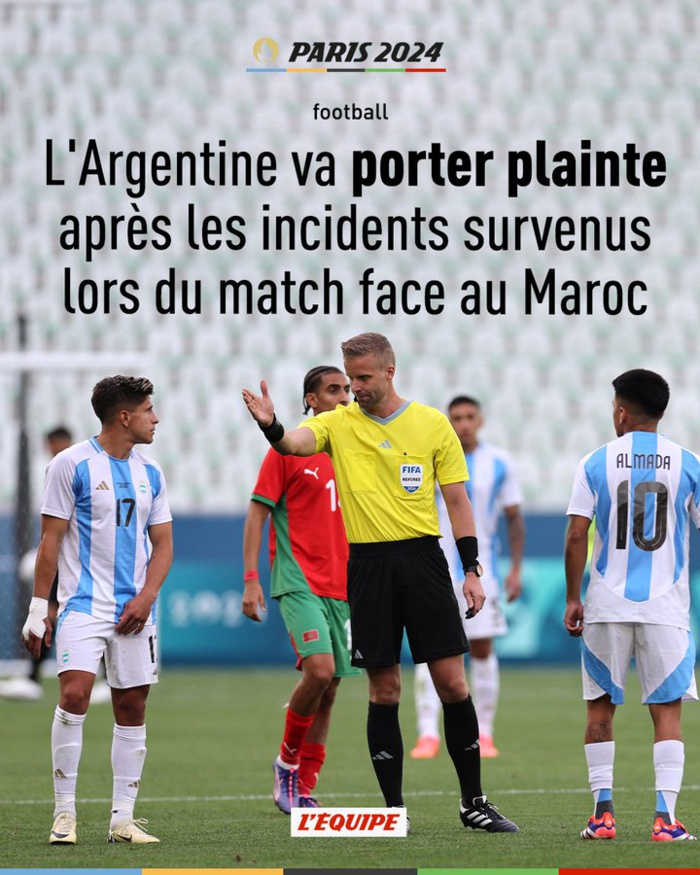 JO Foot masculin: ‘’L'Argentine saisit la FIFA !’’