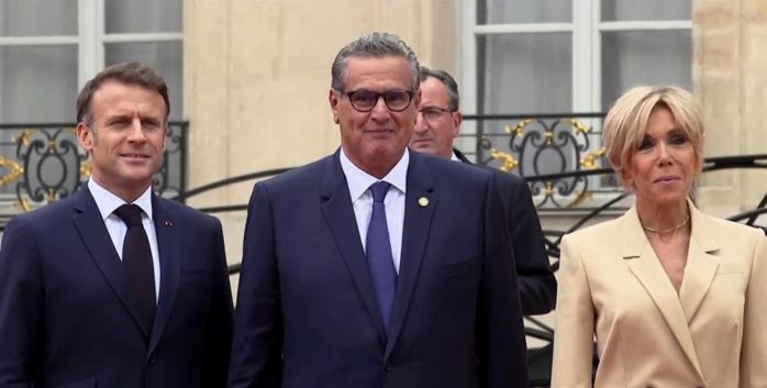 JO de Paris : Akhannouch assiste à la réception offerte par le Président français et Brigitte Macron