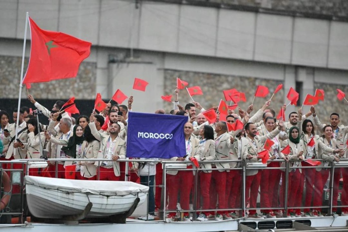 Jeux Olympiques de Paris 2024 : La délégation sportive marocaine défile à la cérémonie d’ouverture