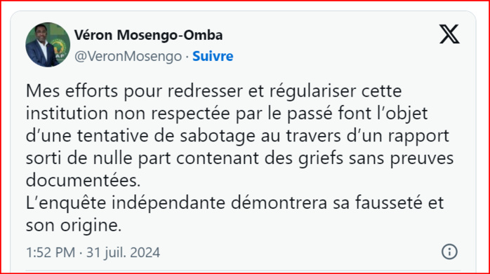 CAF : Le Secrétaire général au cœur d’un scandale financier ! 