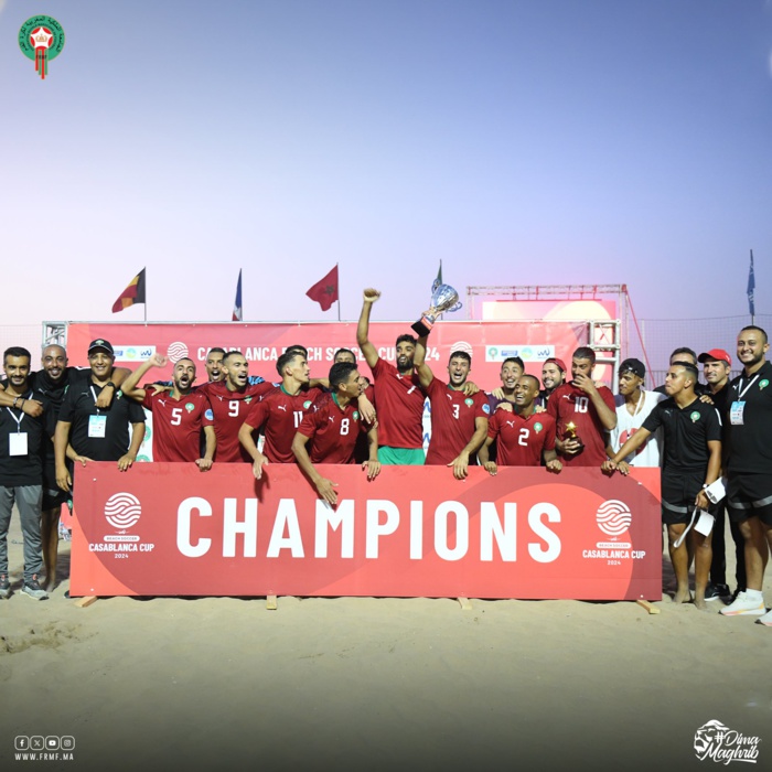 Casablanca Beach Soccer Cup 2024: Les Lions Champions !