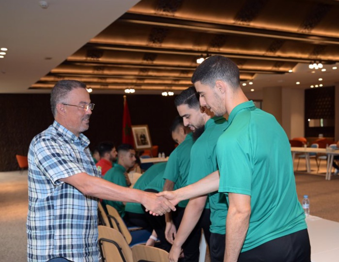 CDM Futsal 2024 : M. Fouzi Lekjaâ reçoit les composantes la Sélection Marocaine