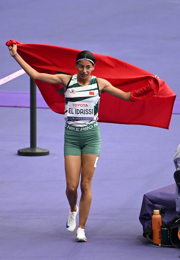 JP Paris 24 / 1500 m (T13) : 3ème médaille pour le Maroc grâce à Fatima Ezzahra El Idrissi !