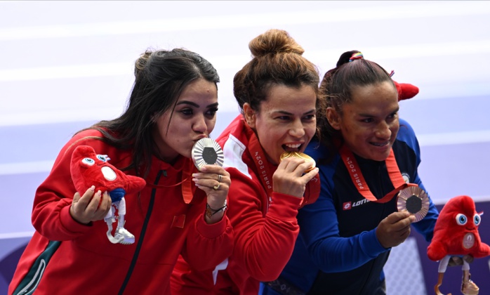 Yousra Karim a manqué de quelques centimètres la plus haute marche du podium ! (Photo Chidmi)