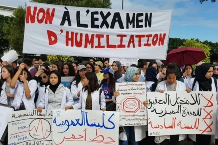 Formation médicale: Les futurs médecins intensifient leur mouvement de protestation