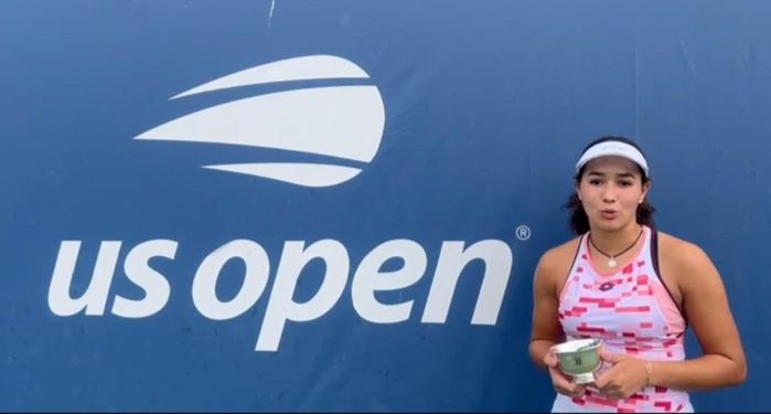 SM le Roi félicite Malak El Allami, sacrée championne du double de l'US Open de tennis juniors