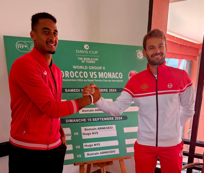 Coupe Davis / Maroc vs Monaco à Marrakech : Yassine Dlimi vs Hugo Nys en ouverture !