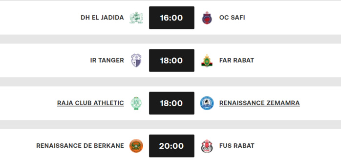 Botola D1. J5 (suite et fin): IRT-AS FAR et DHJ-OCS en affiche ce dimanche !