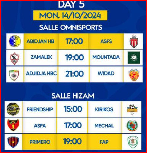 Handball. Championnat d’Afrique des clubs champions. Laâyoune 24: Ce soir, Derb Sultan vs Zamalek !