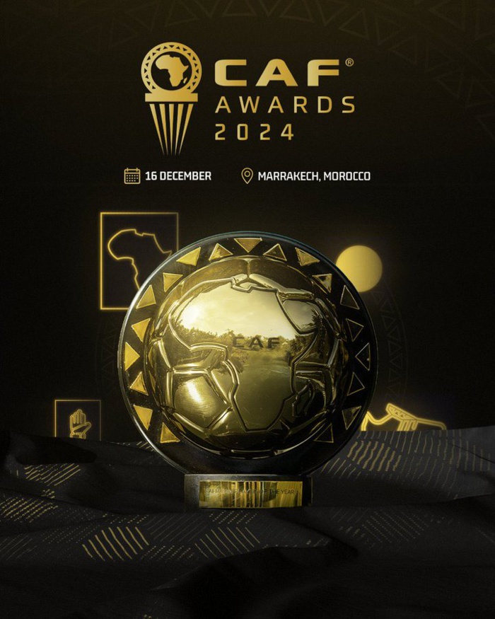 CAF Awards 24 / Officiel: À Marrakech, le 16 décembre prochain!