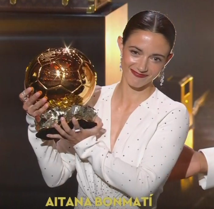  Ballon d’Or  (féminin) : Aitana Bonmati, un doublé de suite !