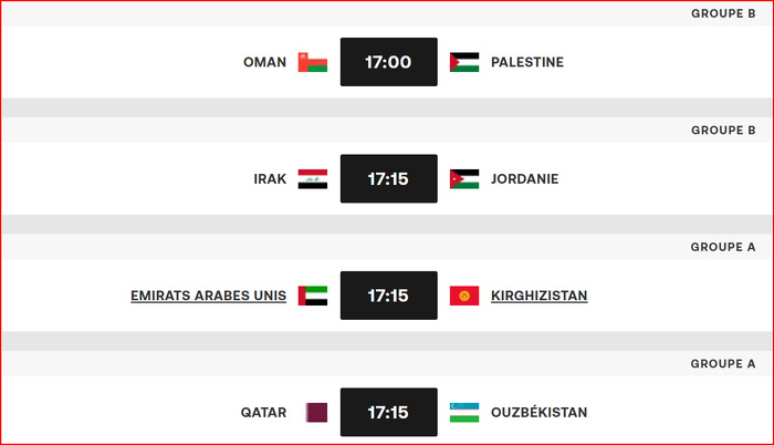 Qualifs. Asie. CDM 26: Australie-Arabie Saoudite et Irak-Jordanie les affiches de jeudi !