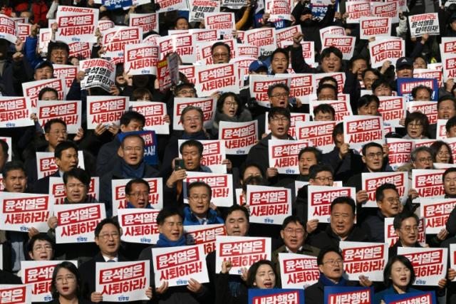 Corée : Des manifestants demandent la destitution du président