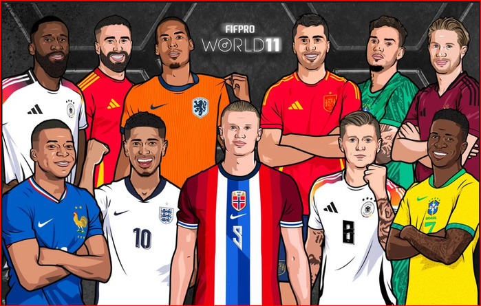 FIFPRO World 11: Hakimi absent !